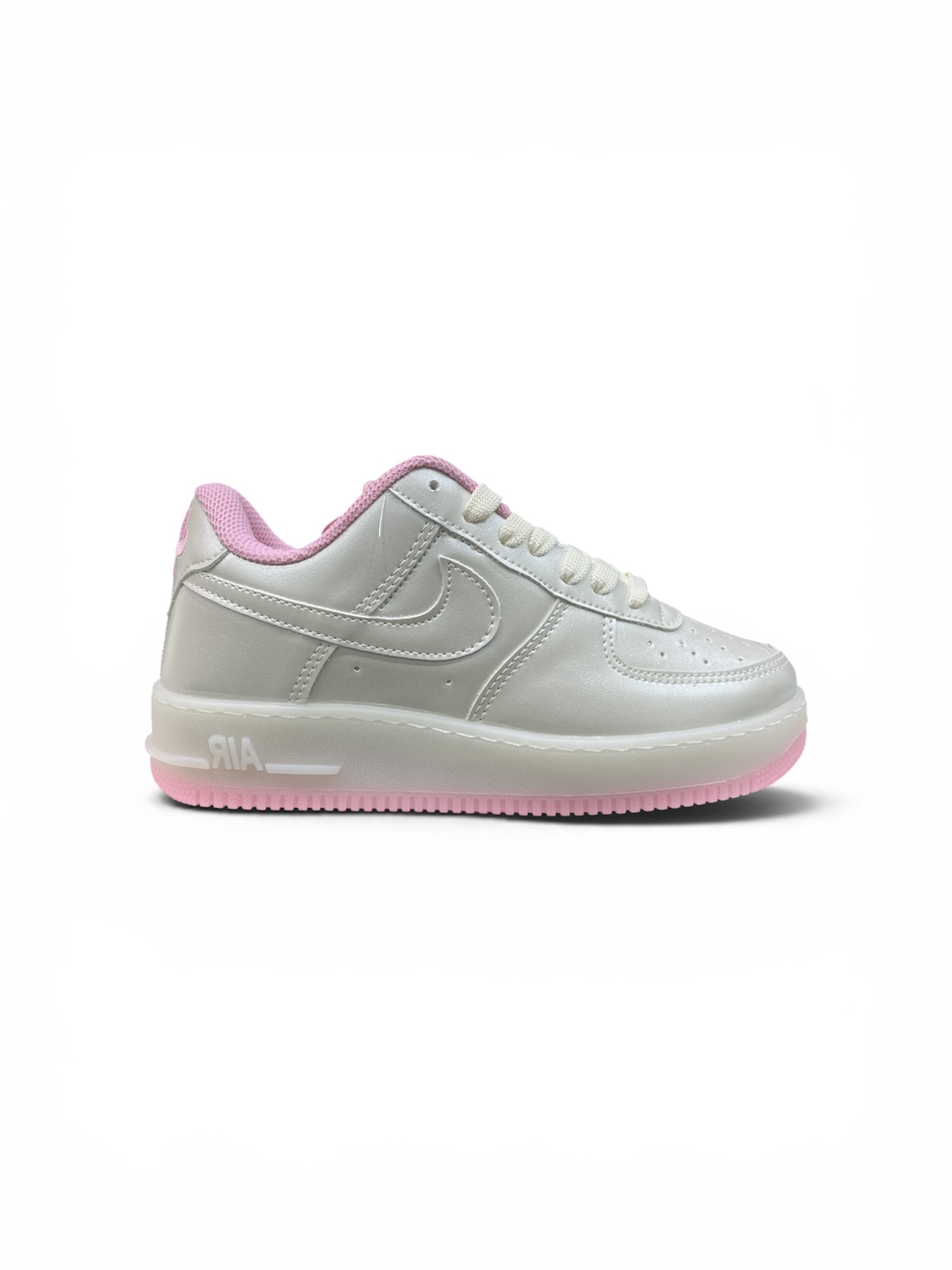 AIR FORCE 1 ALGODÃO ( PÉROLA / ROSA )