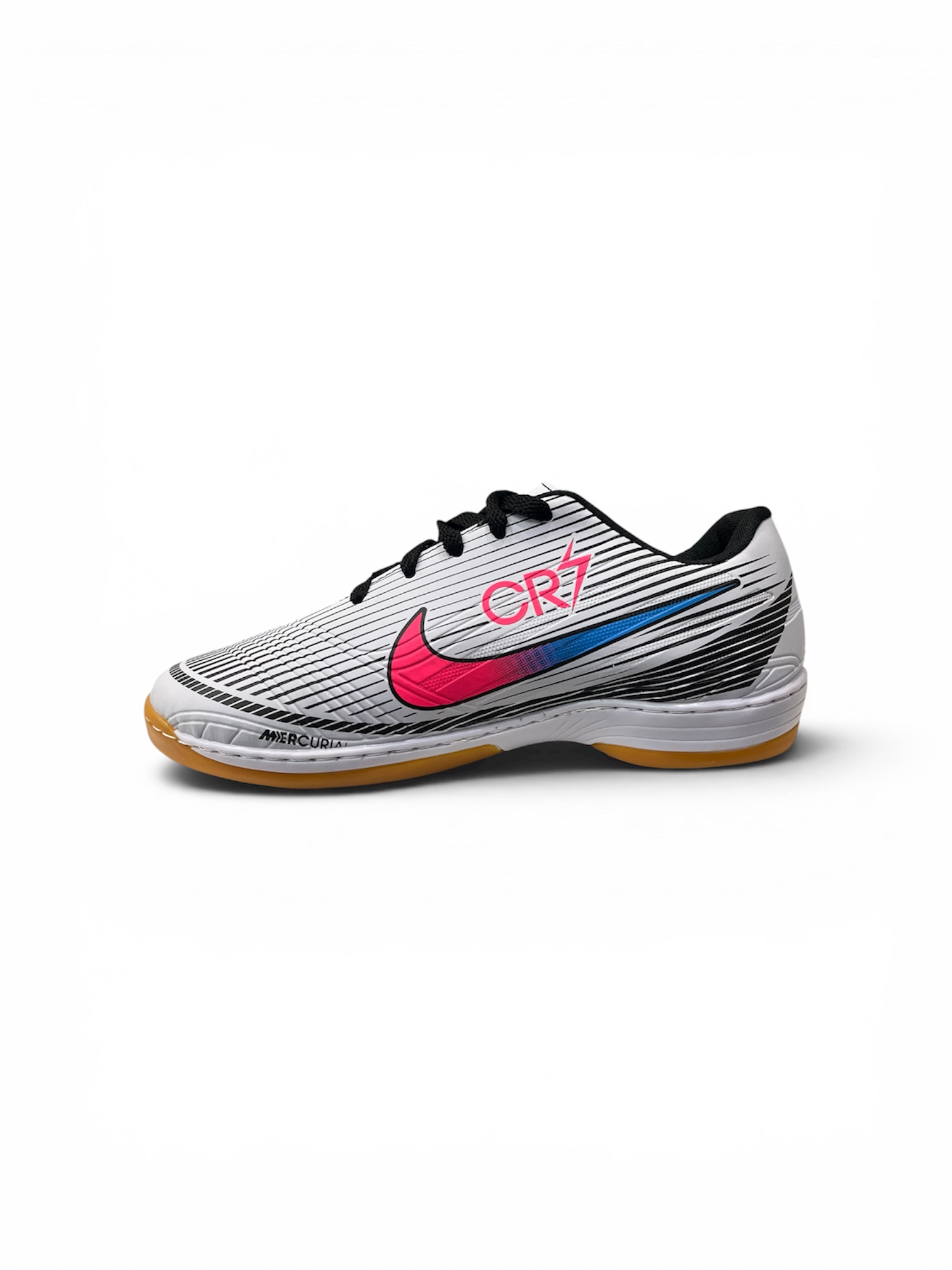 CHUTEIRA FUTSAL CR7 ( BRANCO / PRETO )