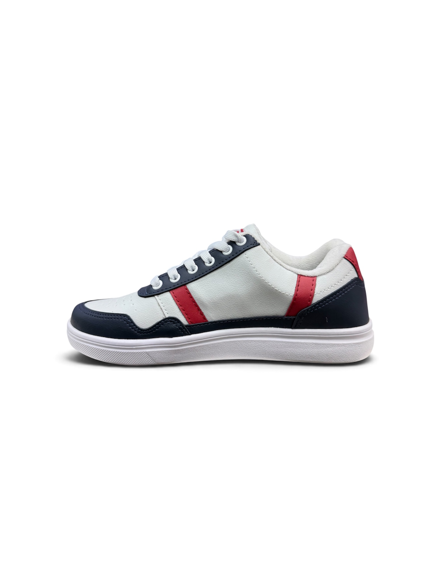 SAPATÊNIS LACOSTE ( BRANCO / AZUL / VERMELHO)